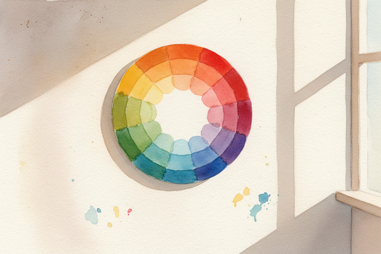 You've probably seen one pinned to an art room wall — a circle sliced into rainbow wedges like ~~the world's most colorf