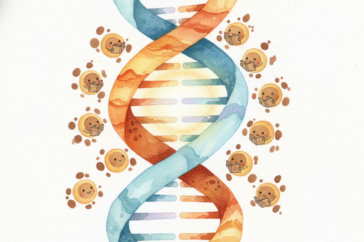 Every puppy starts with instructions written in their DNA — a recipe book that tells their cells what color to make ever