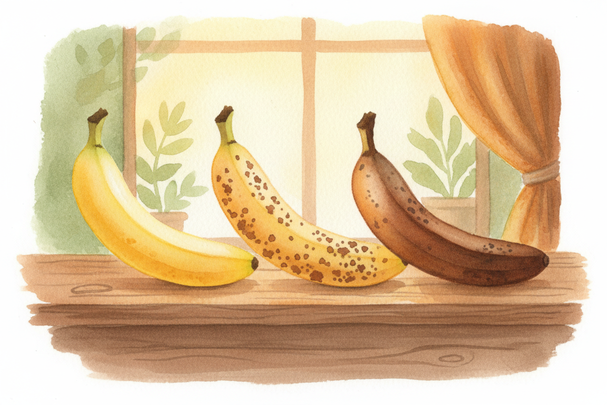 You can slow it down — cold air in the fridge makes enzymes sluggish — but you can't stop it forever. Every banana is on