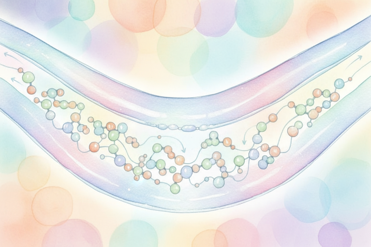 Soap film does the same thing. It has to wrap around the air inside the bubble, and it wants to use as little soap film 