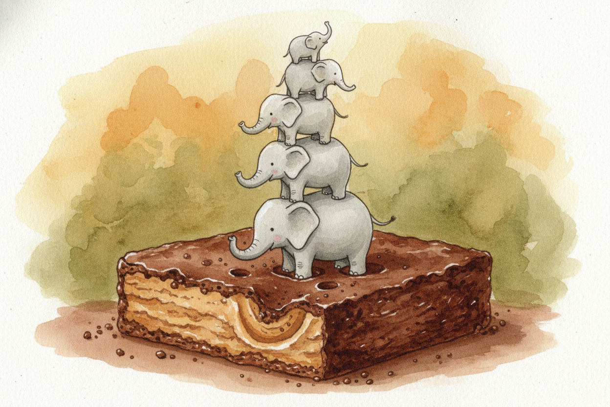 ~~Here's the thing:~~ buildings are heavy. Really, really heavy. A small house weighs about as much as **fifty elephants