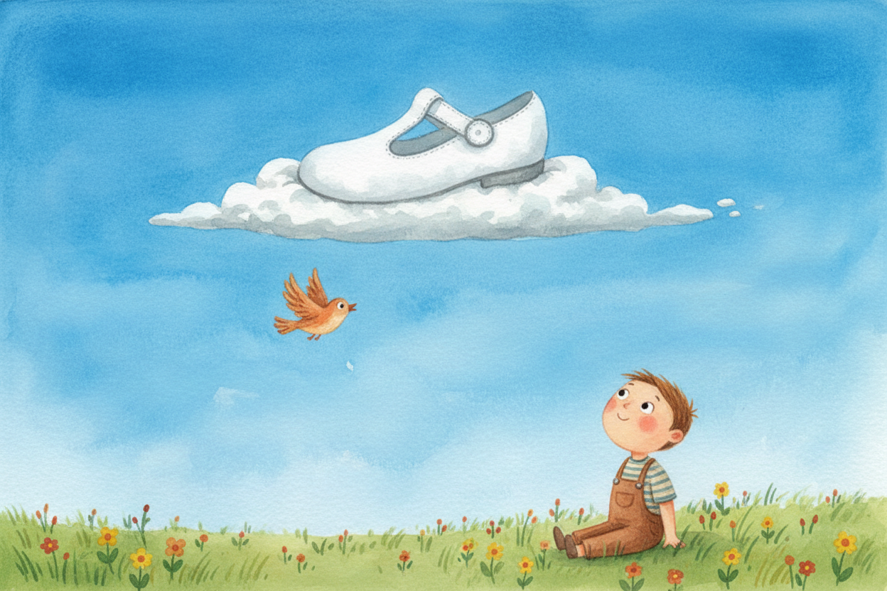 ~~So your dragon became a shoe~~ because **a gust of wind blew through it**, *a few million droplets evaporated* off the