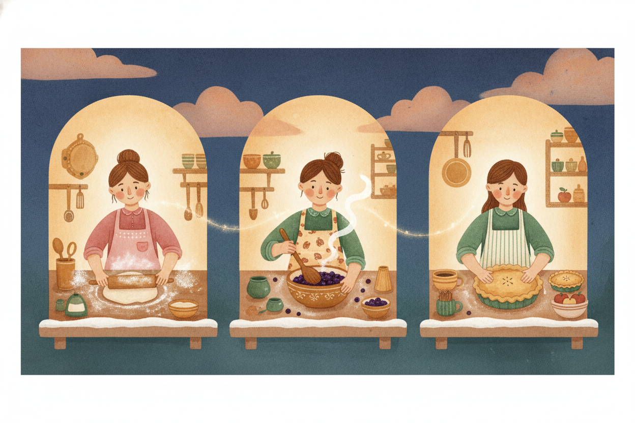 ~~And traditions bind people together like nothing else.~~ When everyone in town knows the pie contest is *the first Sat