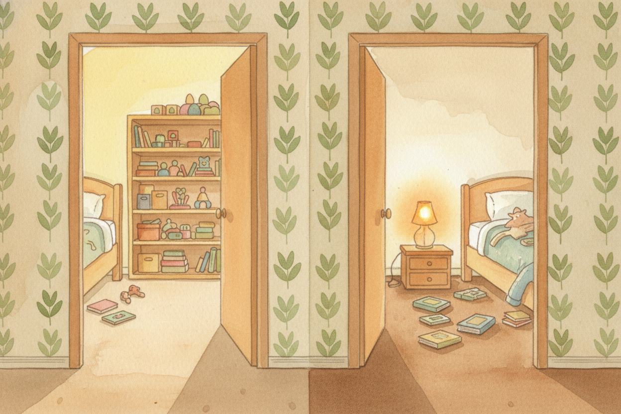 Imagine your **bedroom is a country**. ~~Inside, you decide the rules:~~ shoes off, no little brothers allowed, *lights 