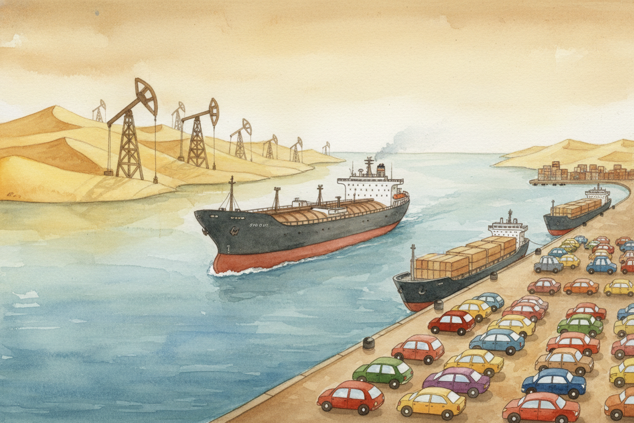 Sometimes it's about resources. ++Saudi Arabia++ sits on vast underground lakes of oil. ++Japan++ has almost none. But J
