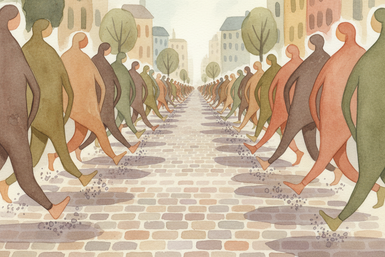 Scientists have found that crowds even synchronize physically. In a concert, hearts start beating closer to the same rhy