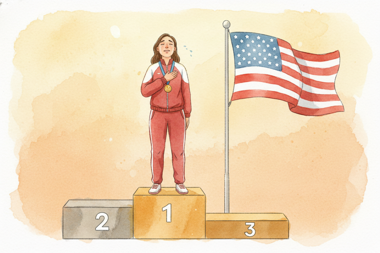 ~~But flags don't just label places.~~ They carry feelings. When people look at their country's flag, they think of home