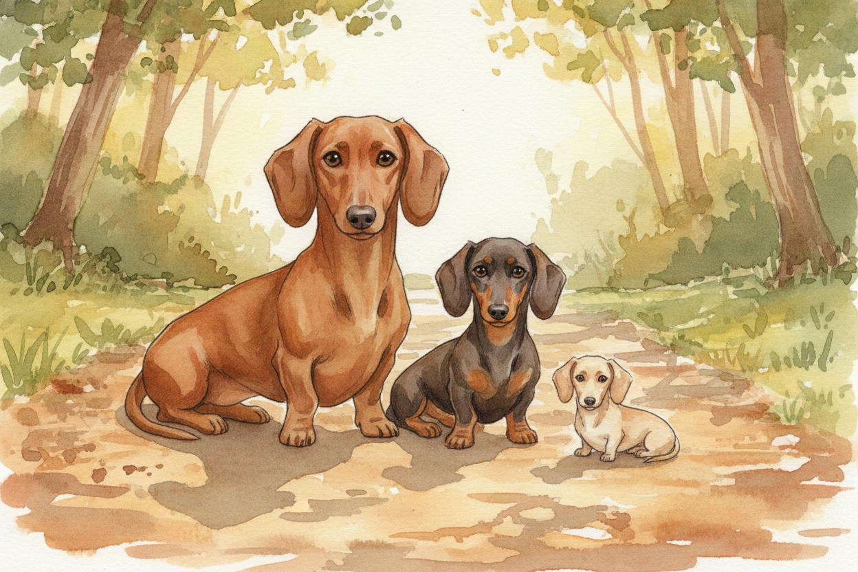The name gives it away. "++Dachshund++" in German literally means **"badger dog"** — *Dachs is badger, Hund is dog*. The