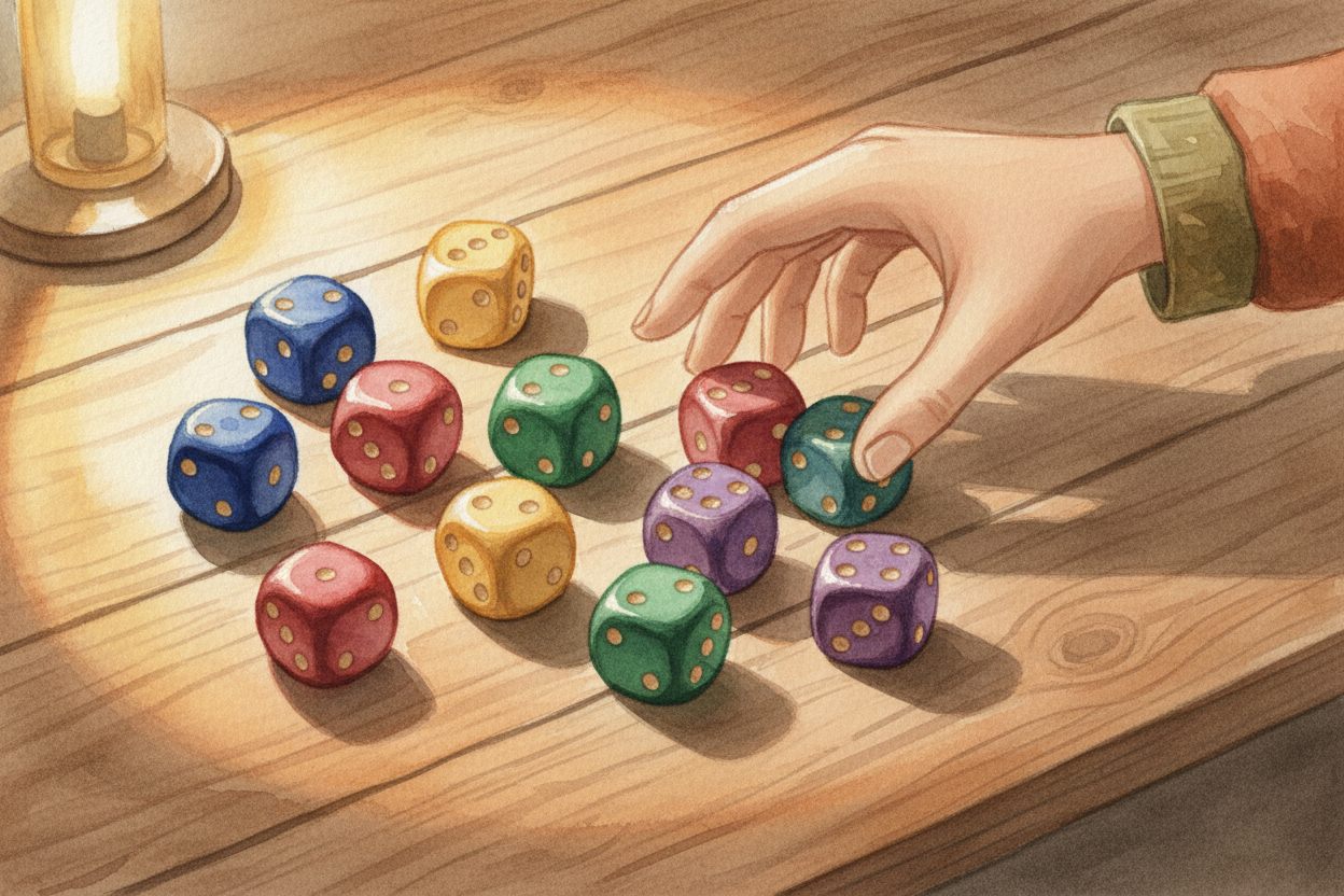~~So the next time you roll, notice the dots.~~ They're not there because *someone forgot to upgrade the design*. They'r
