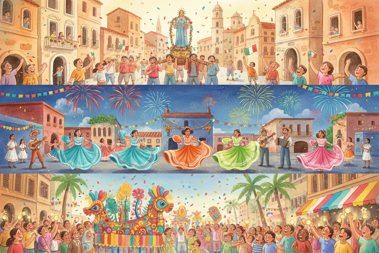 Even within one religion, holidays can look totally different depending on local culture. ++Catholics++ in Italy celebra