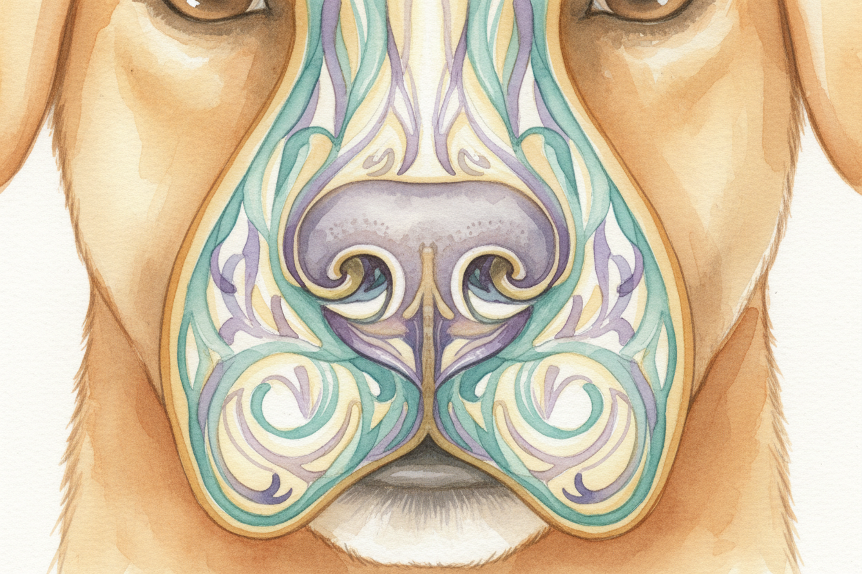 ~~Inside your dog's nose is a superpower you don't have.~~ Dogs own about **300 million** scent receptors — you have may