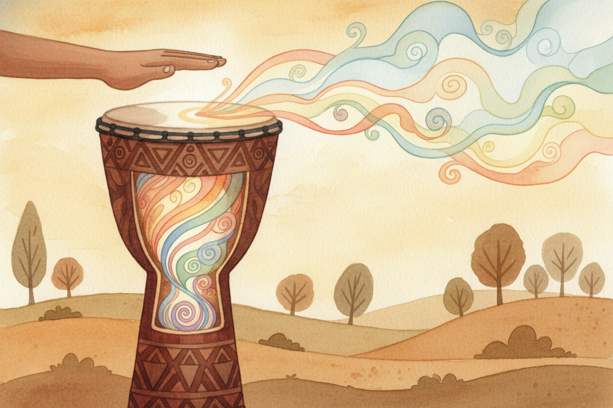 ~~But speed isn't the only difference.~~ Some drums **ring for a long time** after you hit them — the vibrations keep bo