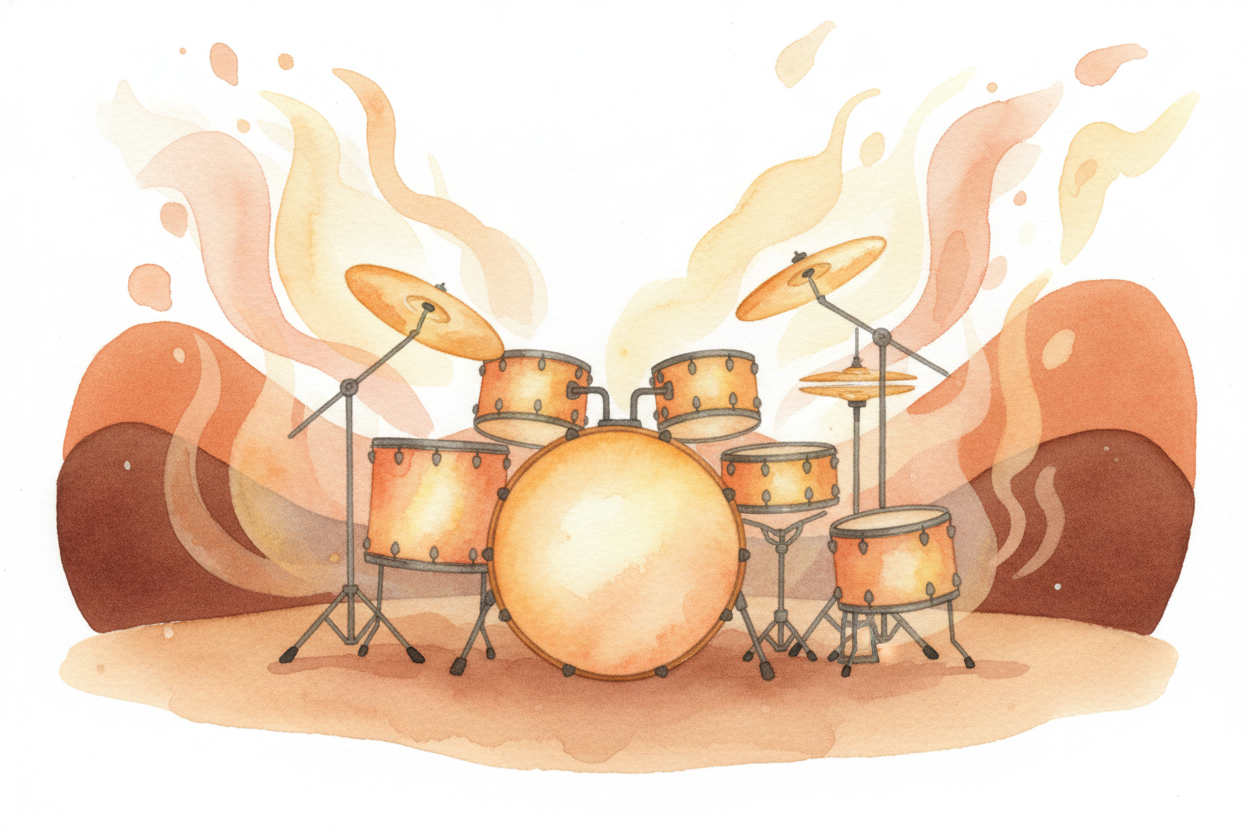 So every drum is a **bundle of choices**: big or small head, tight or loose, deep shell or shallow, plastic or skin, cen