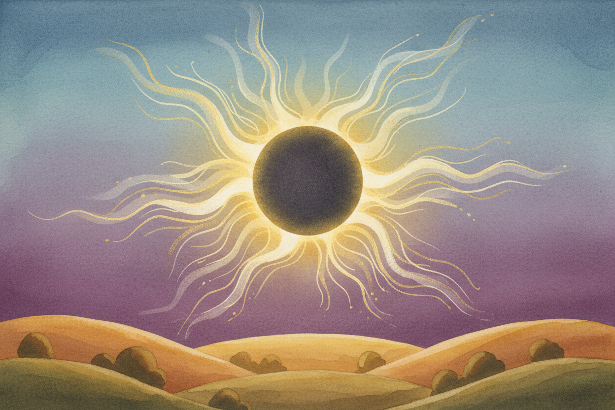 You've seen pictures of ~~the sky going dark in the middle of the day~~ — the sun vanishing behind a black circle while 