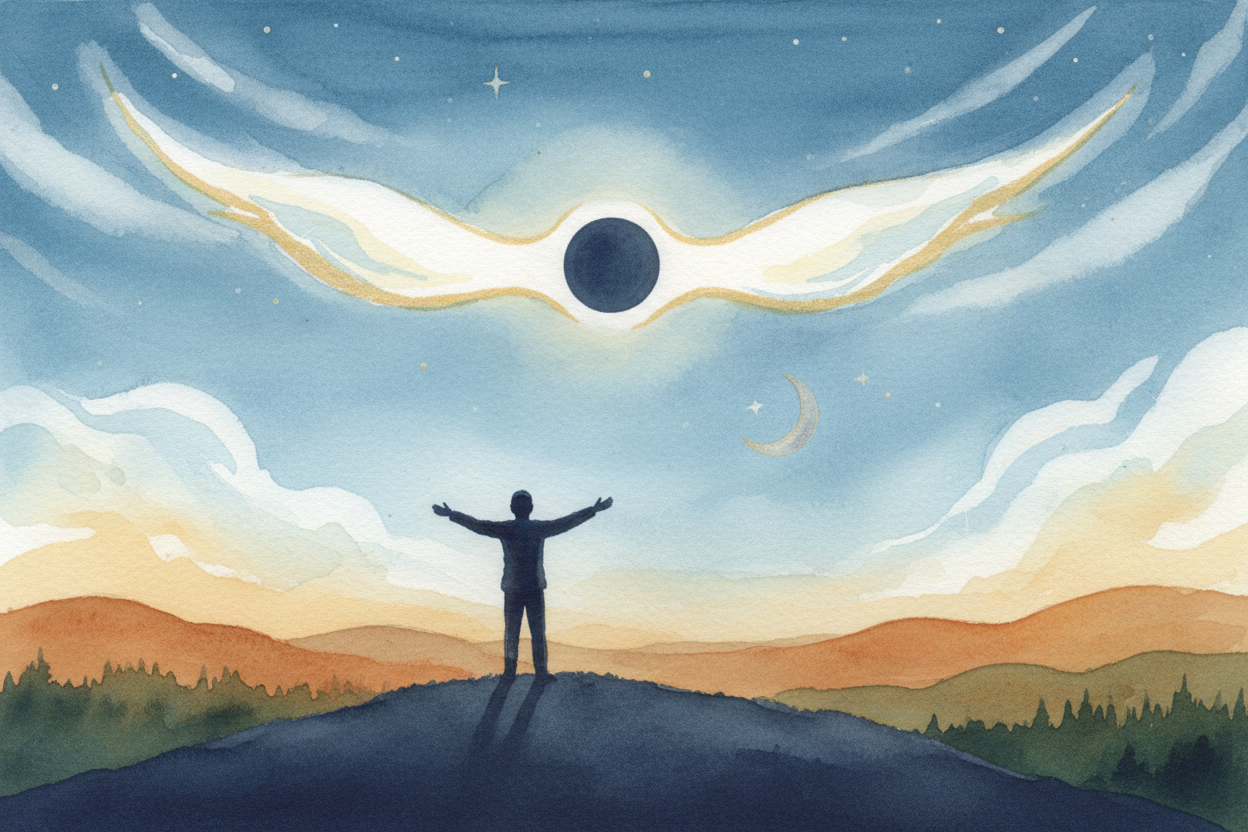 Ancient people thought eclipses were omens, ~~dragons eating the sun~~, gods battling in the heavens. Now we know the sc