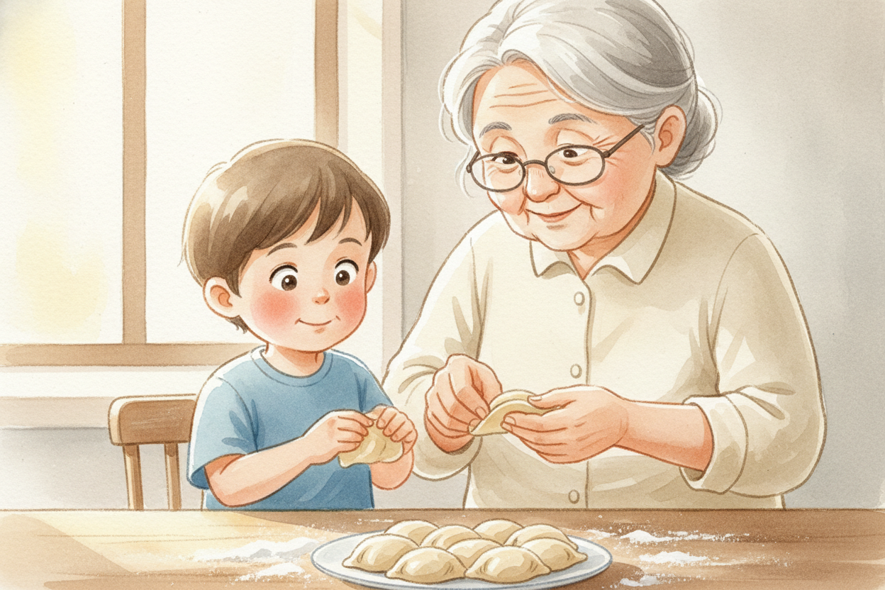 Even the food itself carries meaning. ++Your grandmother's dumpling recipe++ **isn't just instructions—it's her childhoo