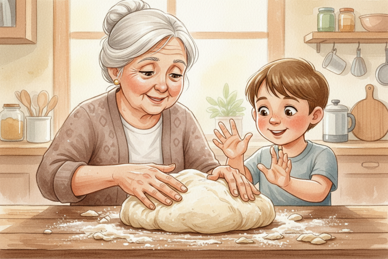 ~~Some recipes hold secrets that can't be written down.~~ "*Add flour until it feels right.*" **What does right feel lik