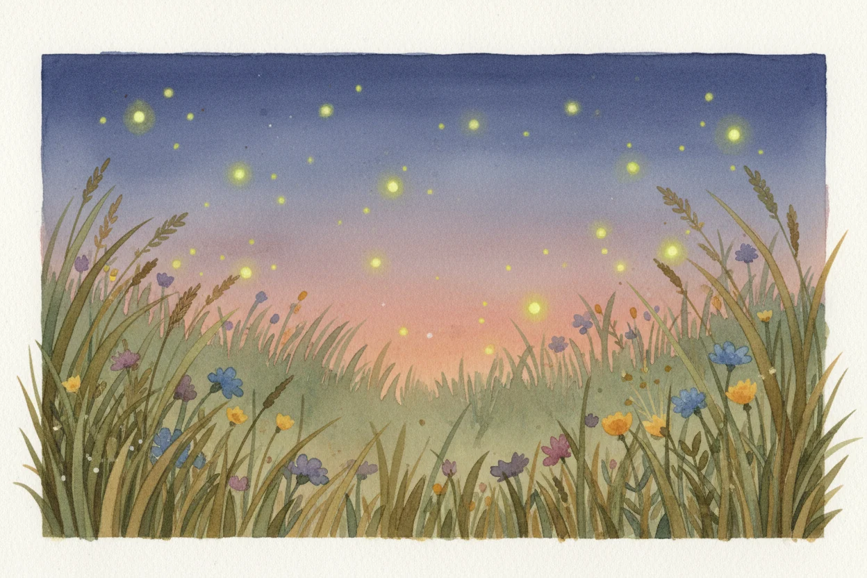 Why do fireflies glow?