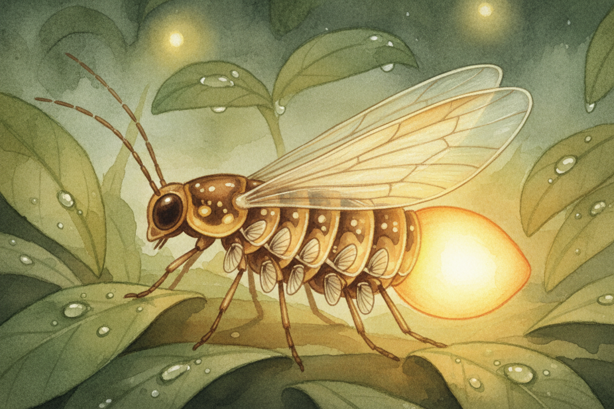 The firefly controls exactly when to glow by **opening and closing tiny tubes** in its belly that let oxygen rush in. ~~
