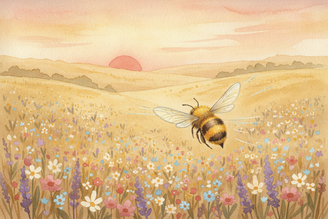 Next time a bee ~~bumbles past~~ your picnic, give it a nod. It's not lost, and it's not after your sandwich. It's a **t