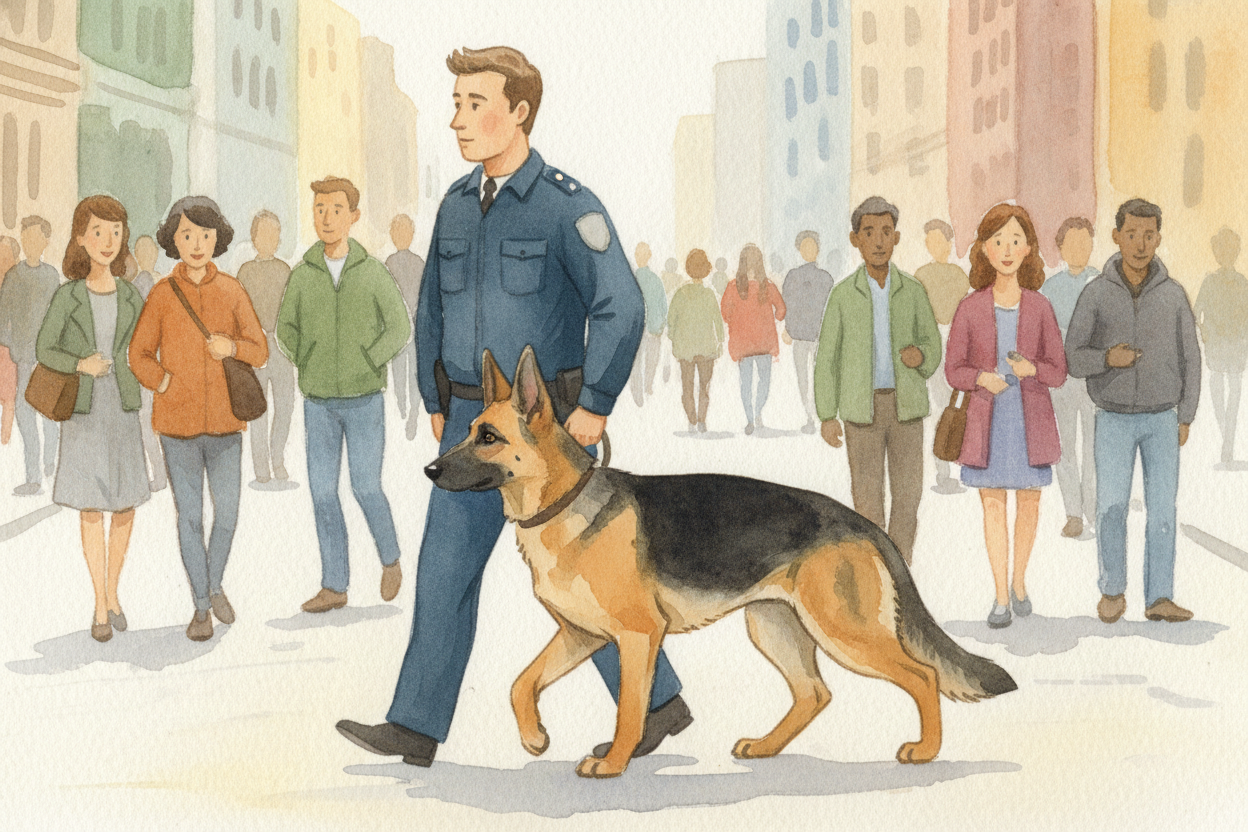 They're also intensely loyal. A ++German Shepherd++ **bonds hard** with their person and wants nothing more than to work