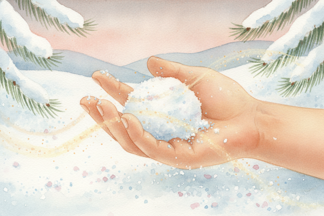 So the next time you grab a snowball and your hand yells "~~COLD!~~" — smile. _It's not the snow shouting._ It's your ow