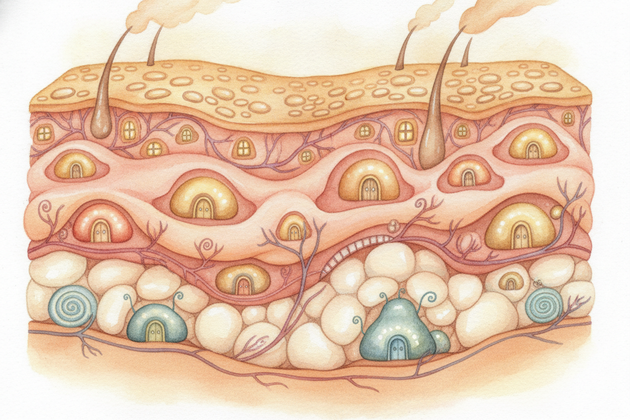 Just under the surface of your skin live millions of tiny sensors called ++receptors++. Think of them as **little doorbe