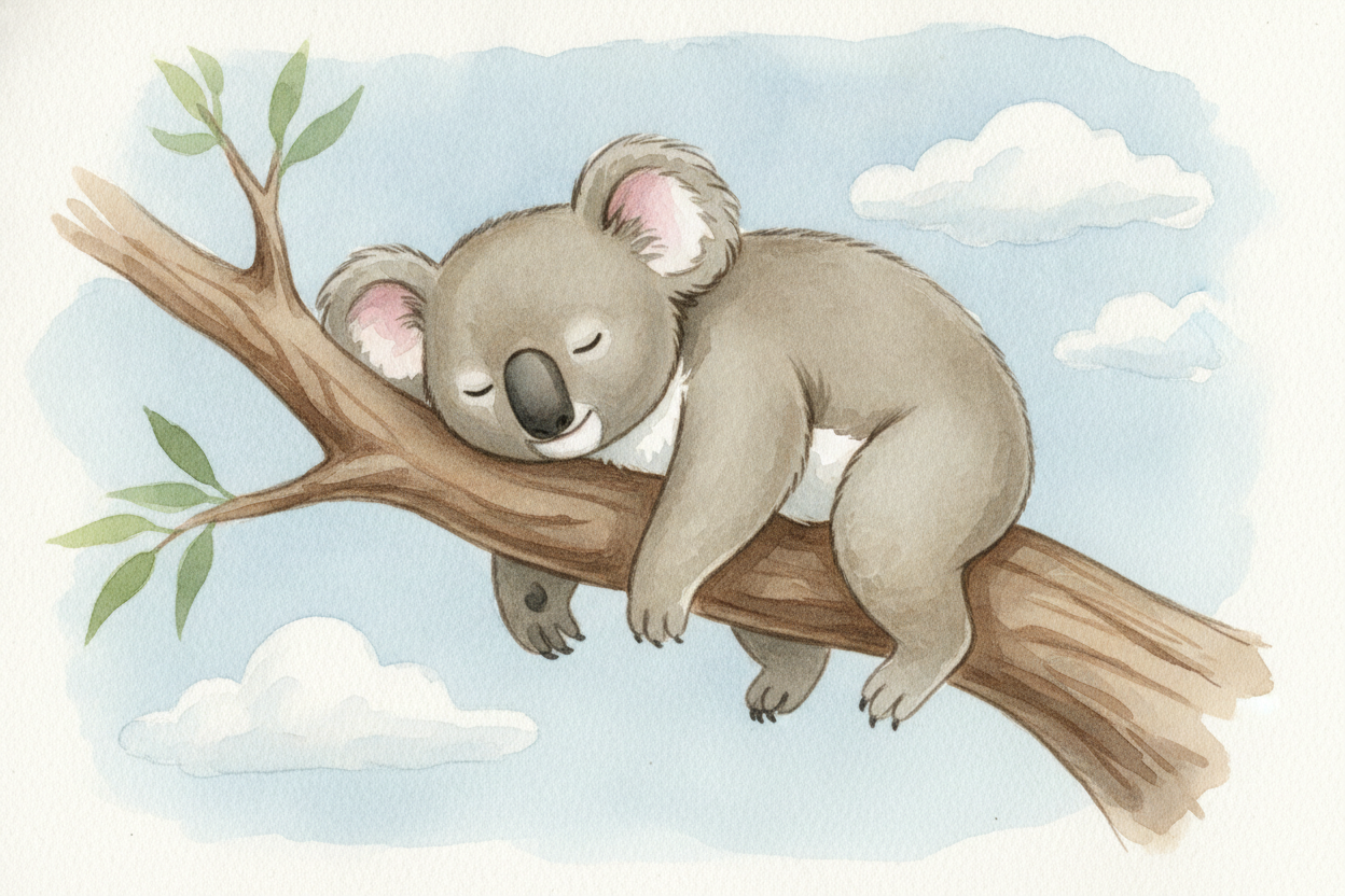 When your food gives you almost no energy, the **smartest move** is to spend almost no energy. So koalas became **expert