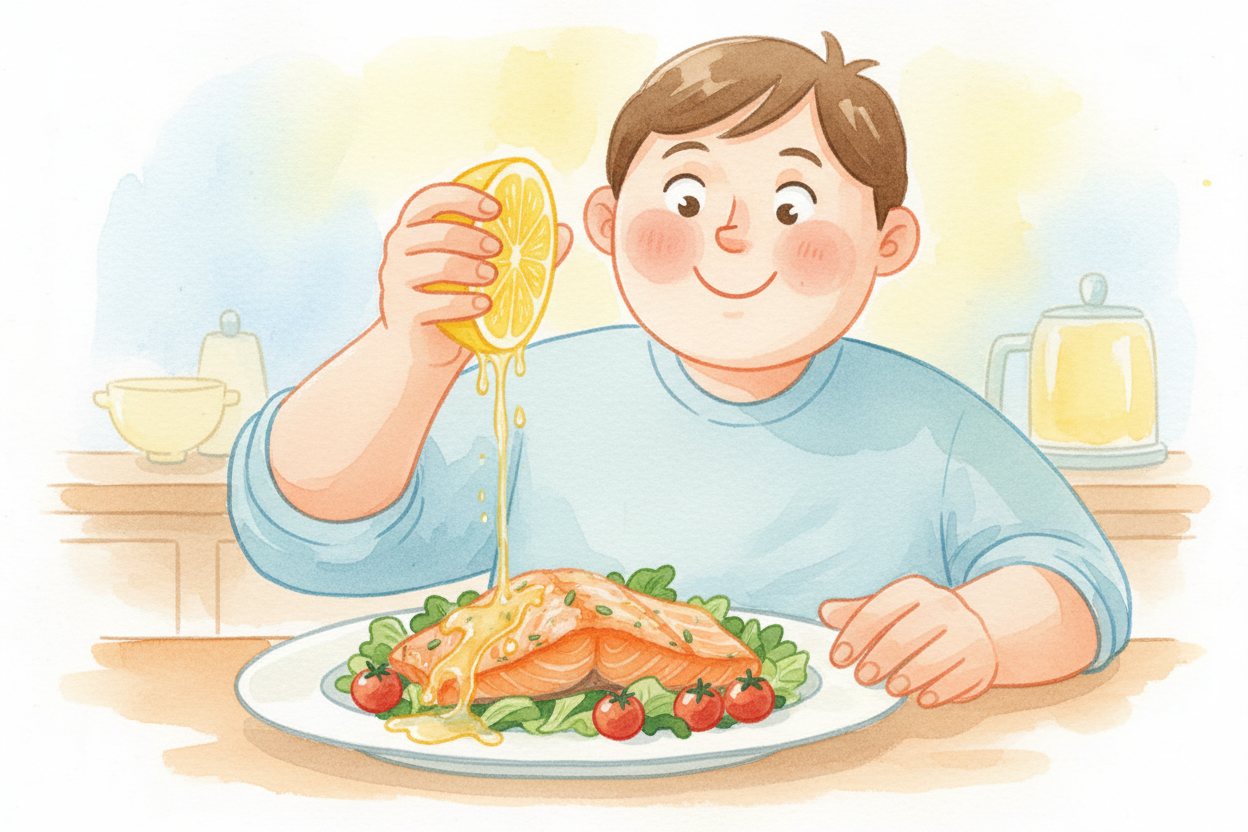 So when you taste a lemon, you're feeling an ~~ancient alarm system~~ doing its job — **warning you about acid** — even 