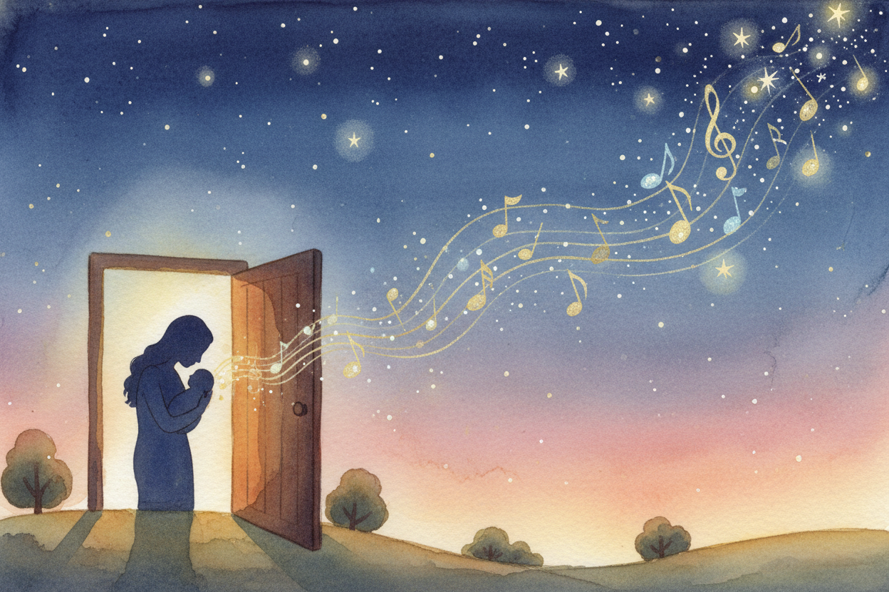 Tonight, somewhere, a parent is singing a lullaby in a language you've never heard. ~~But if you closed your eyes and li