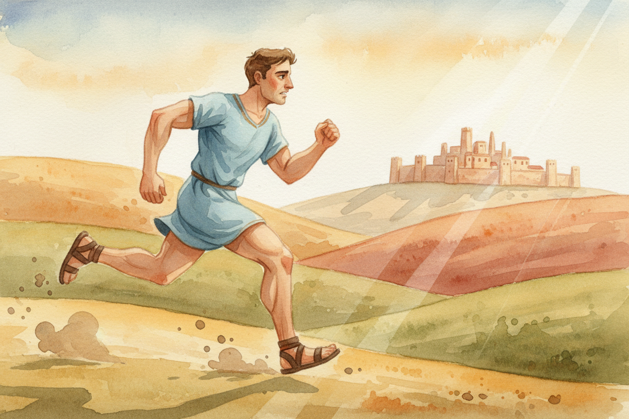 Let's start in 490 BCE, in Greece. The Athenians just beat the Persian army at a place called Marathon — a massive under