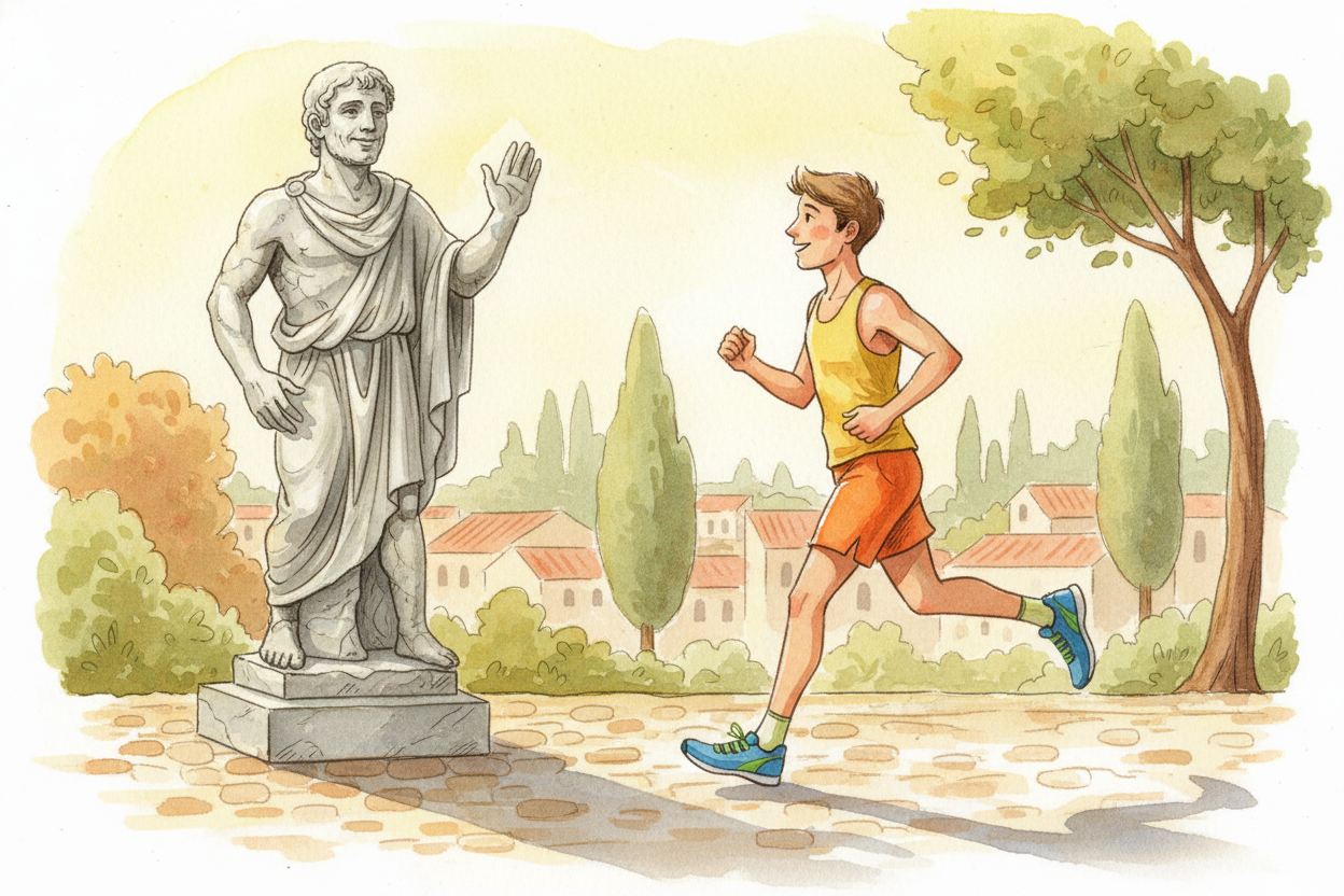 Now, every year, millions of people train for months to run that exact distance — 26.2 miles — because of a course adjus