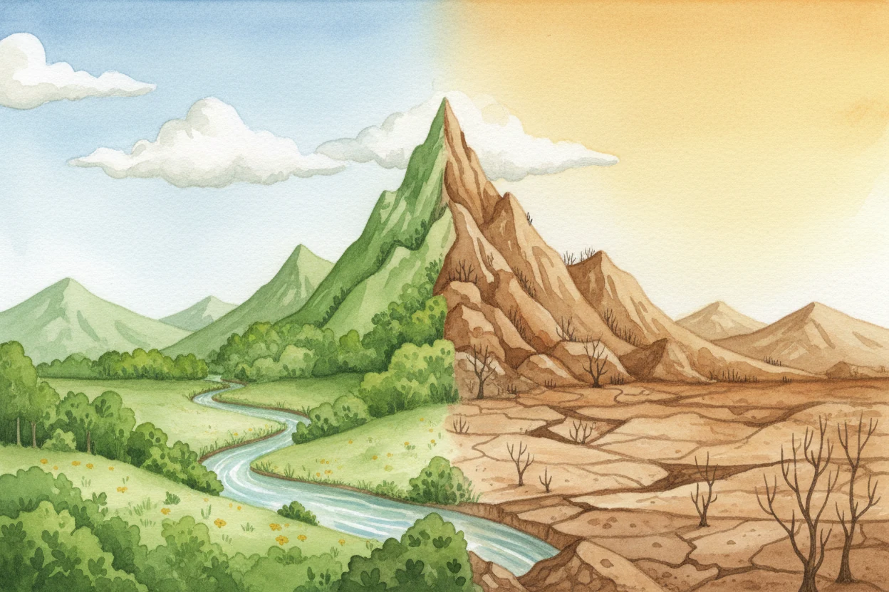 Why do mountains change the weather?