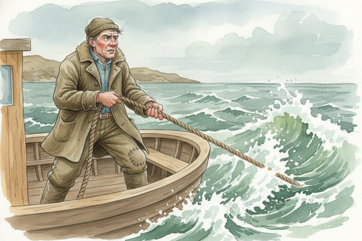 The fishermen needed a working partner who could do what they couldn't: jump into freezing water and power through waves