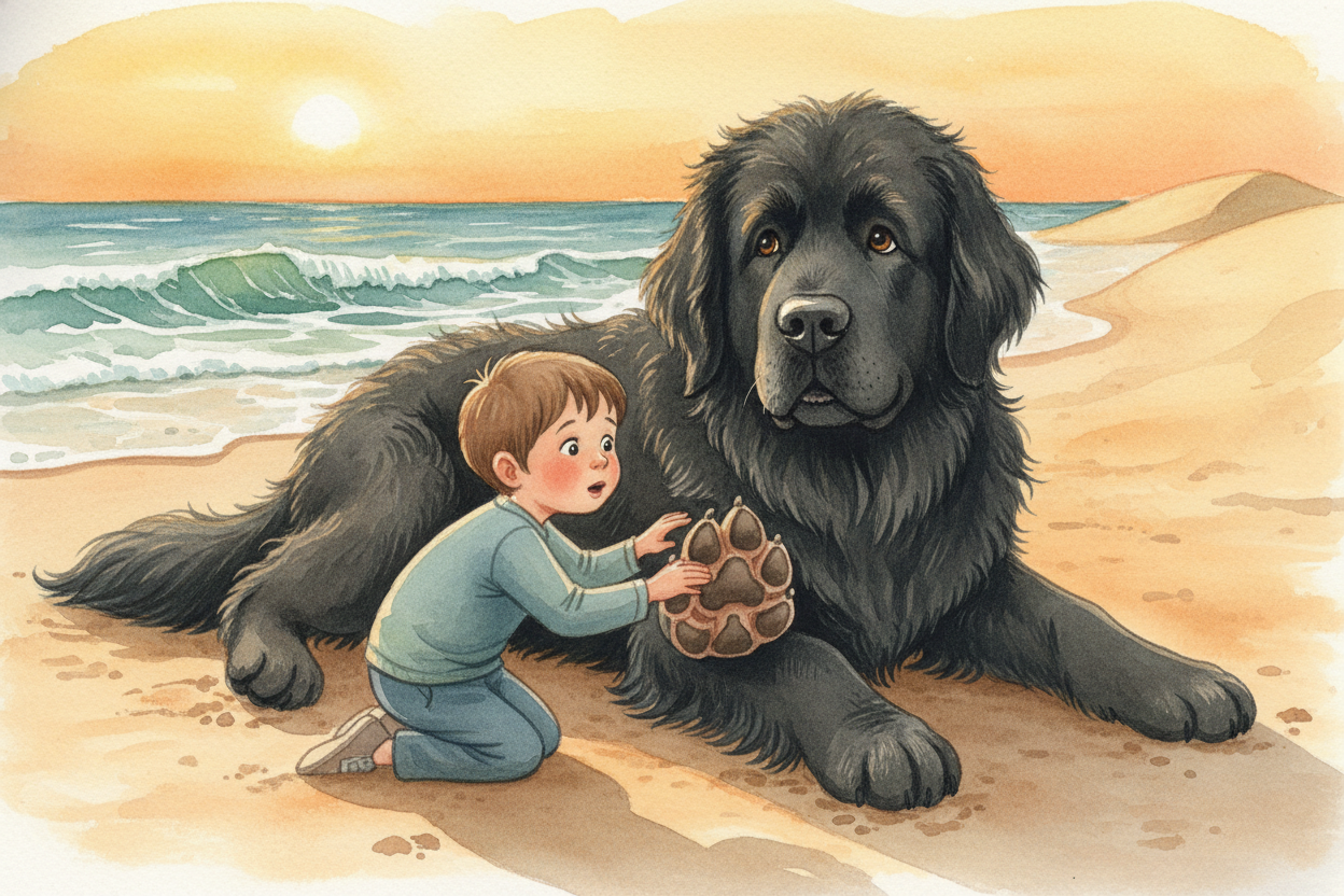 So when you see a Newfoundland at the park, ~~paws the size of dinner plates~~, remember: _those aren't just big feet_. 