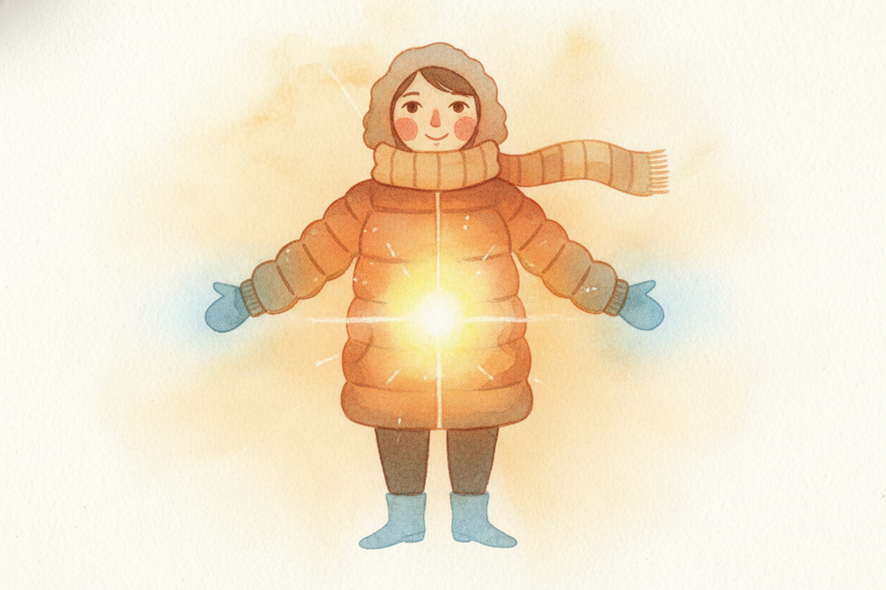 Your body has **one top priority**: keep your core warm. Your heart, lungs, brain, liver — all the vital organs in your 