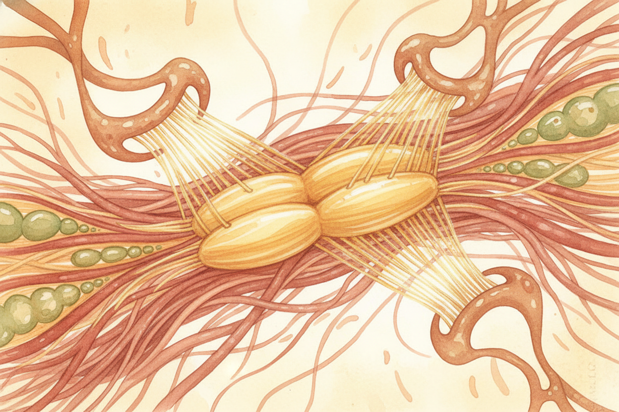 While you're feeling sore, your muscle cells are busy rebuilding those torn fibers—but they're not just patching the hol
