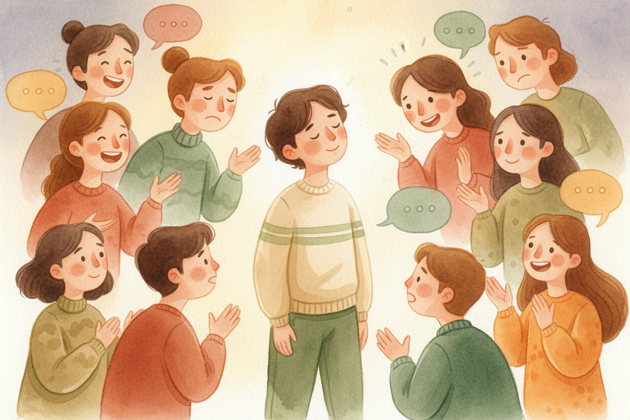 Stand in a crowded room and **close your eyes**. You can still tell who's speaking — your friend's voice is _smooth and 