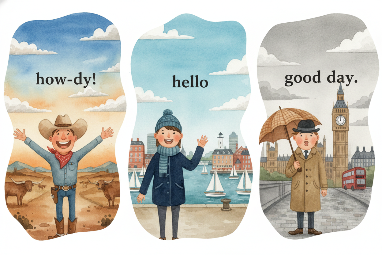 ~~Have you ever noticed~~ how people from different places sound different, even when they're speaking the same language