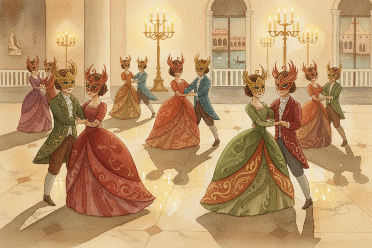 ~~And here's the sneaky part:~~ **masks make you anonymous, which makes you brave**. At a masquerade ball, you can ask s