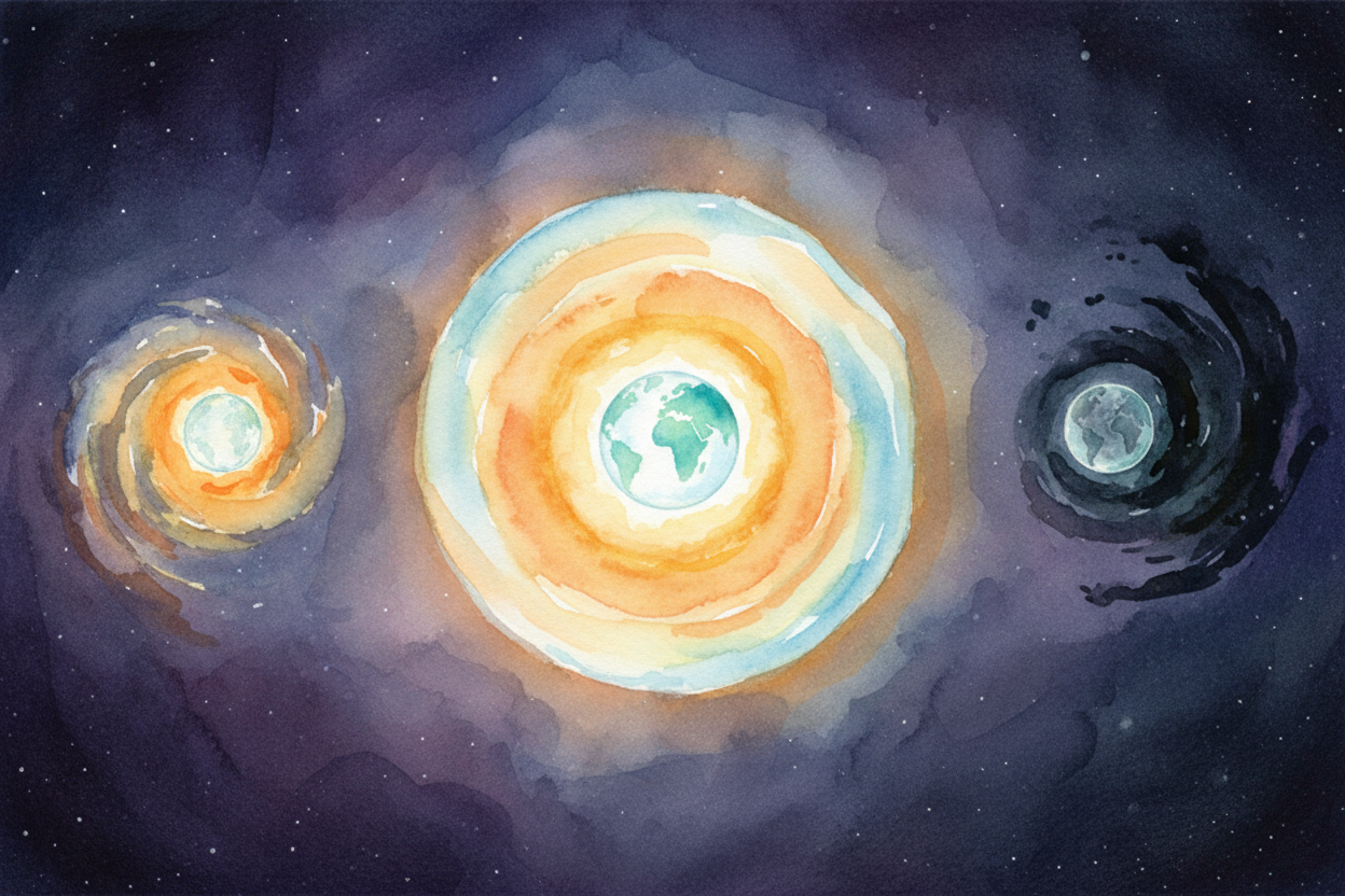 **The balance is perfect.** If Earth moved slower, the sun's gravity would win—we'd ~~spiral inward and eventually crash