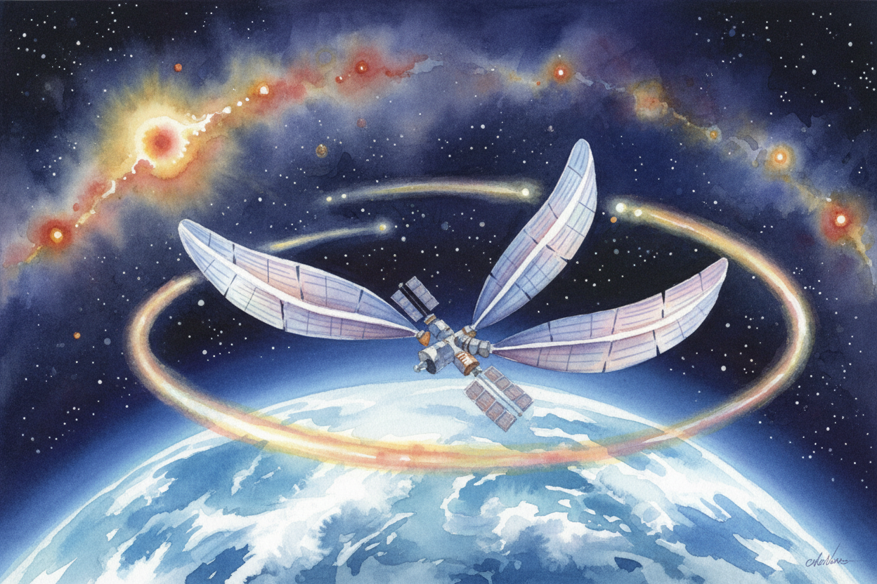 ~~Here's the wild part:~~ an orbit is literally a **never-ending fall**. The ++International Space Station++ is falling 
