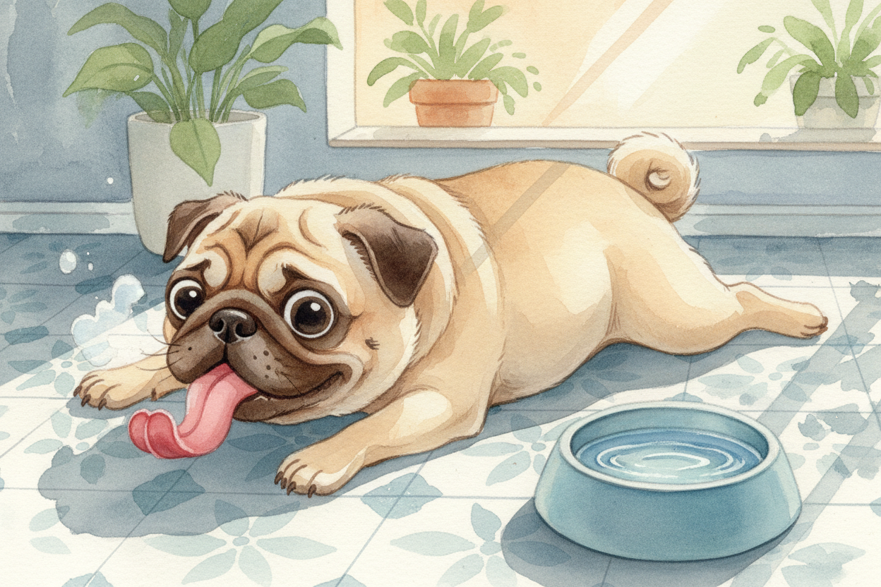 Pugs became so popular that they traveled from ++China++ to ++Europe++ in the 1500s, then to England, then everywhere. P