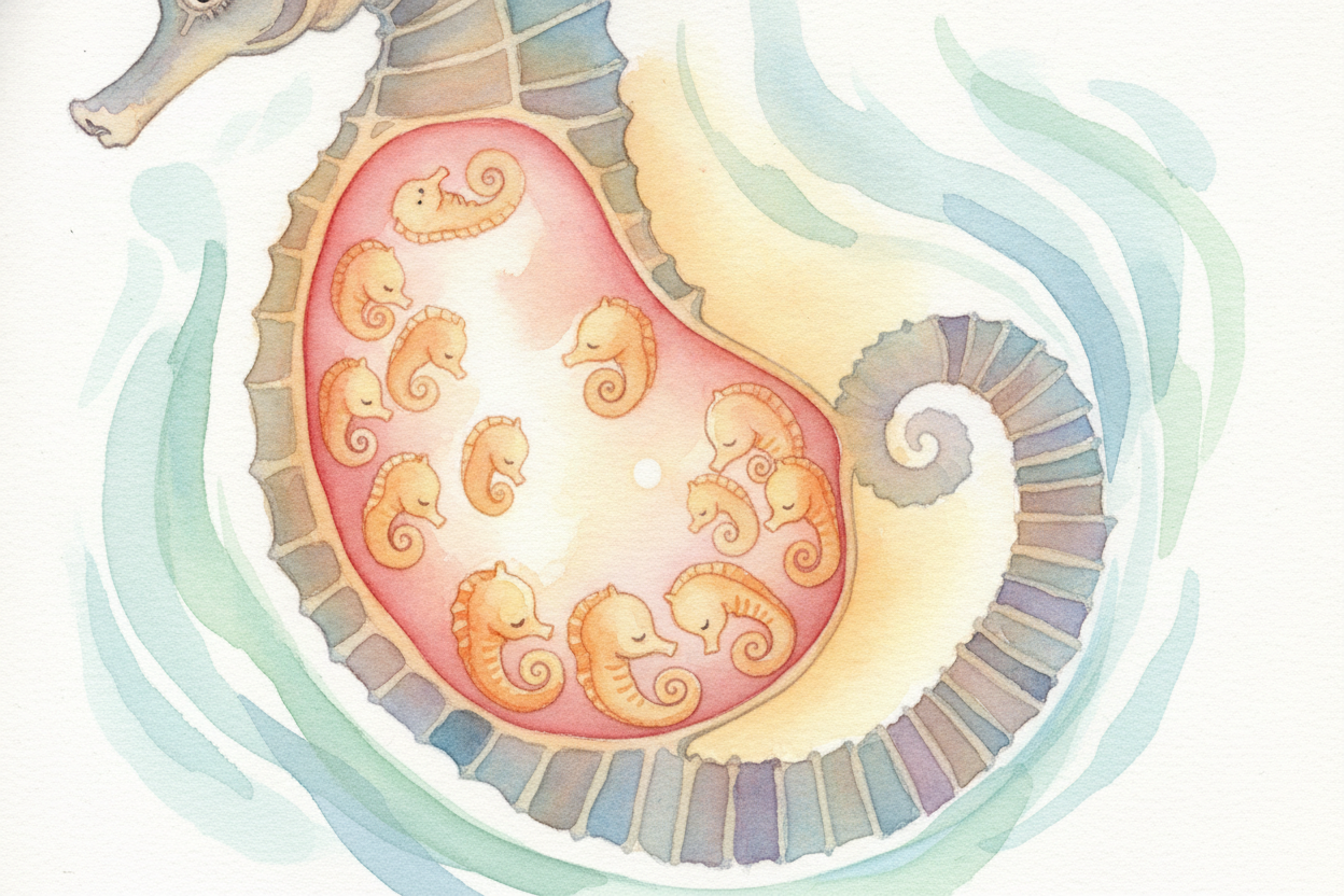 The pouch is no plain pocket. It's a **tiny life-support room**. It feeds the growing babies, gives them oxygen, and *sl