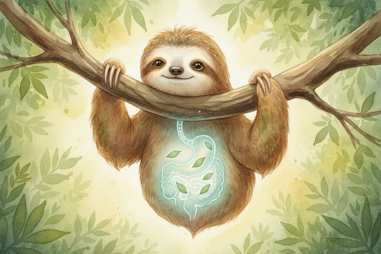 To survive on such low-energy food, sloths made a radical trade: they became **the slowest mammals on Earth**. Their met