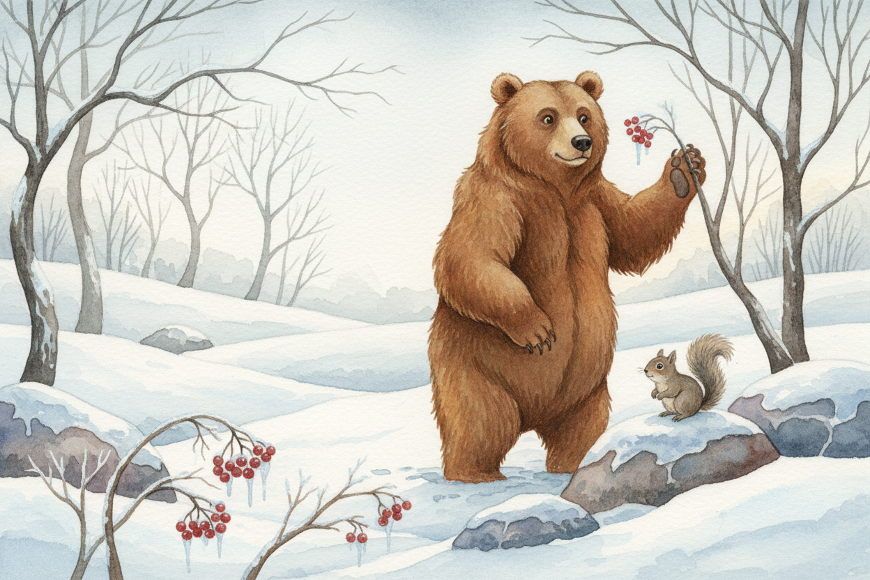 ~~The problem is winter itself.~~ When snow blankets the ground and ice locks up the streams, food becomes almost imposs