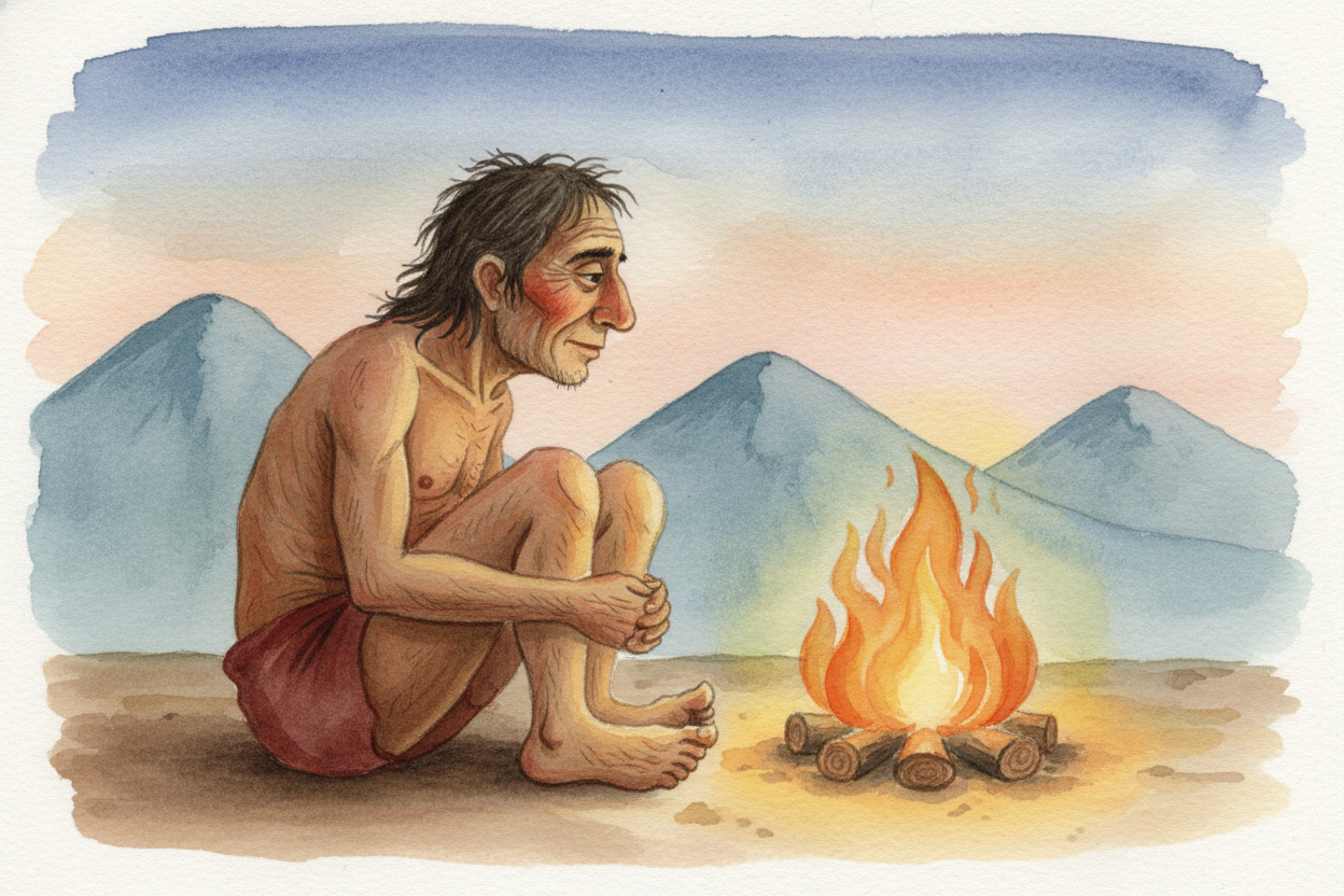 Your brain learned this trick over **hundreds of thousands of years**. Early humans woke to *warm yellow sunlight* and g