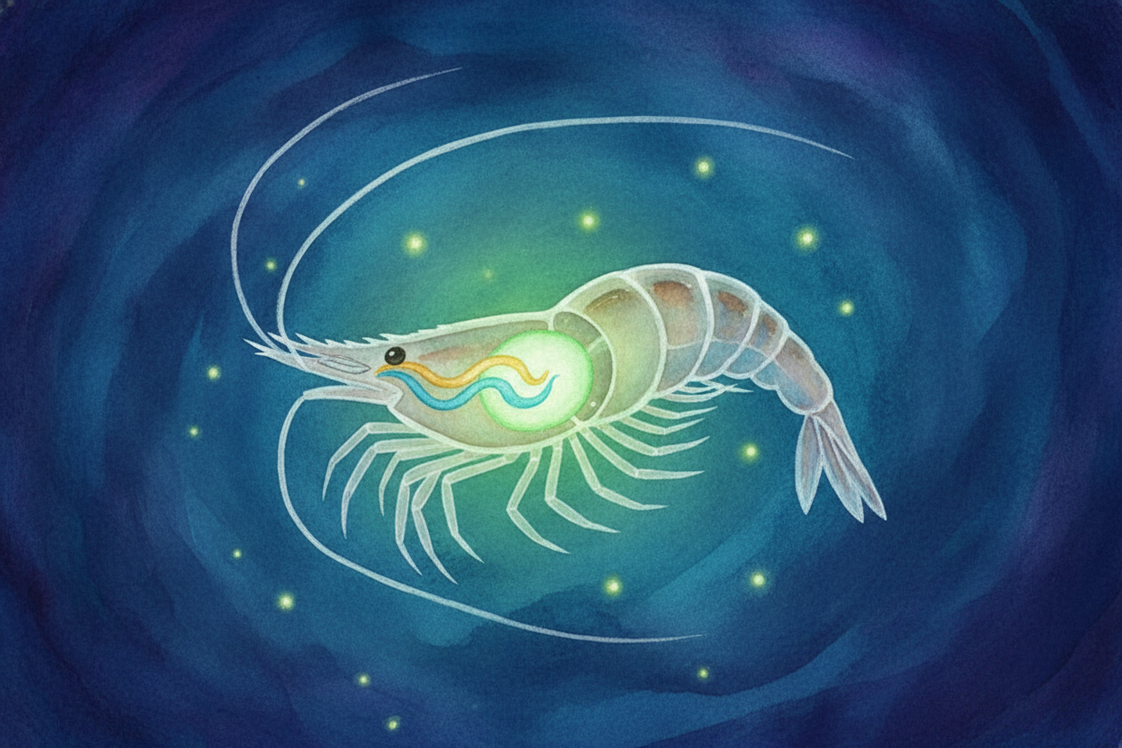 The trick is called ++bioluminescence++: bio means life, and luminescence means making light. Inside their bodies, these