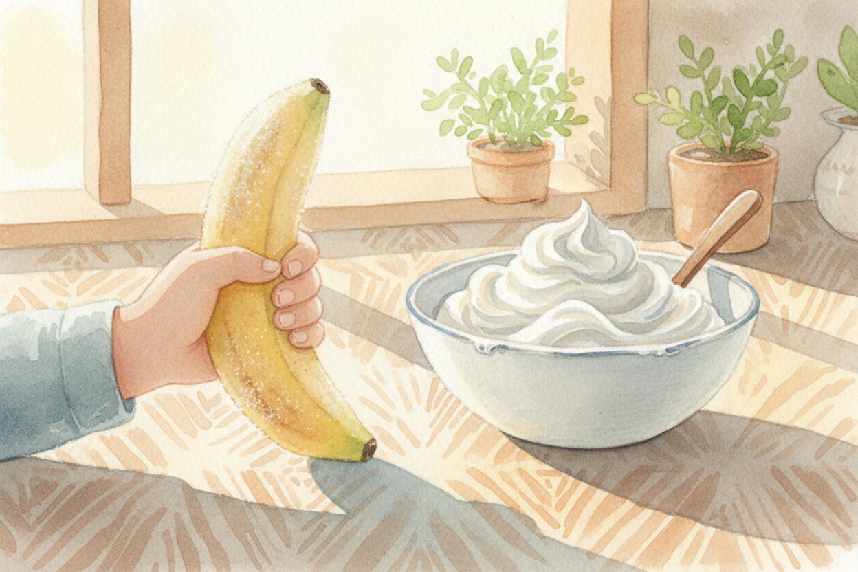 You've seen it happen. A frozen banana becomes **a yellow club you could use in a cartoon fight**. A frozen grape turns 