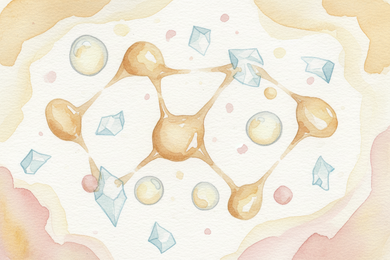 When whipped cream freezes, the water does turn to ice. But the fat stays soft and slippery even when cold—**fat doesn't